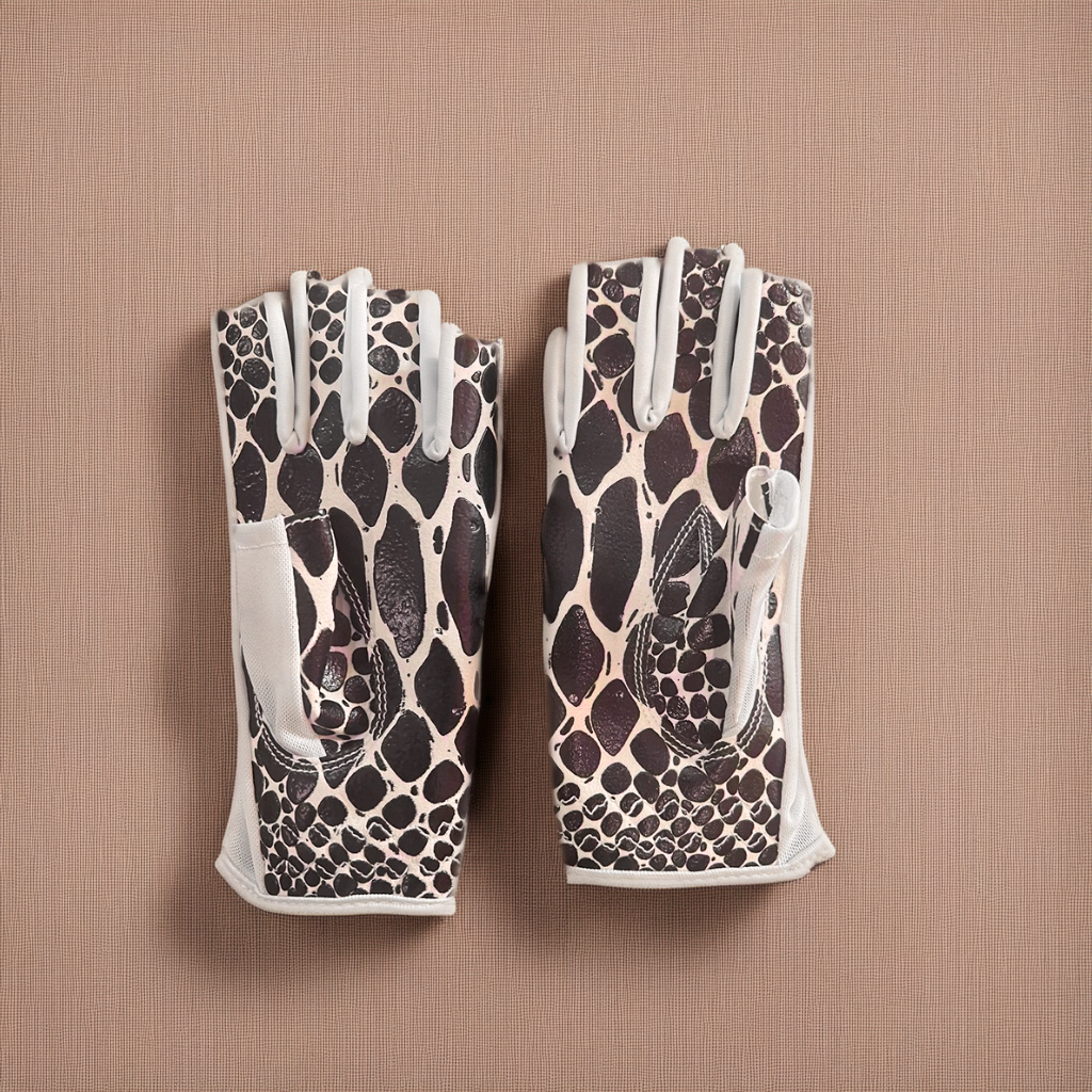 Gekko Sticky Snake Skin Gloves (White) 25% off. Strictly while stocks last.