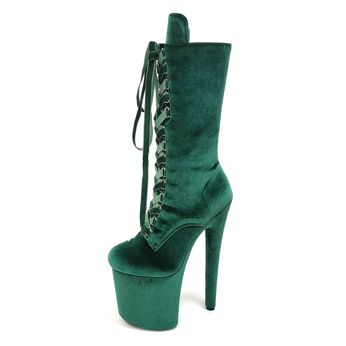 Lush - Emerald Green Boots | Pole Gekko